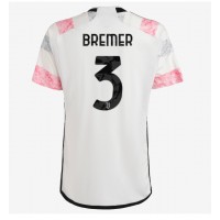 Juventus Gleison Bremer #3 Vonkajší futbalový dres 2023-24 Krátky Rukáv